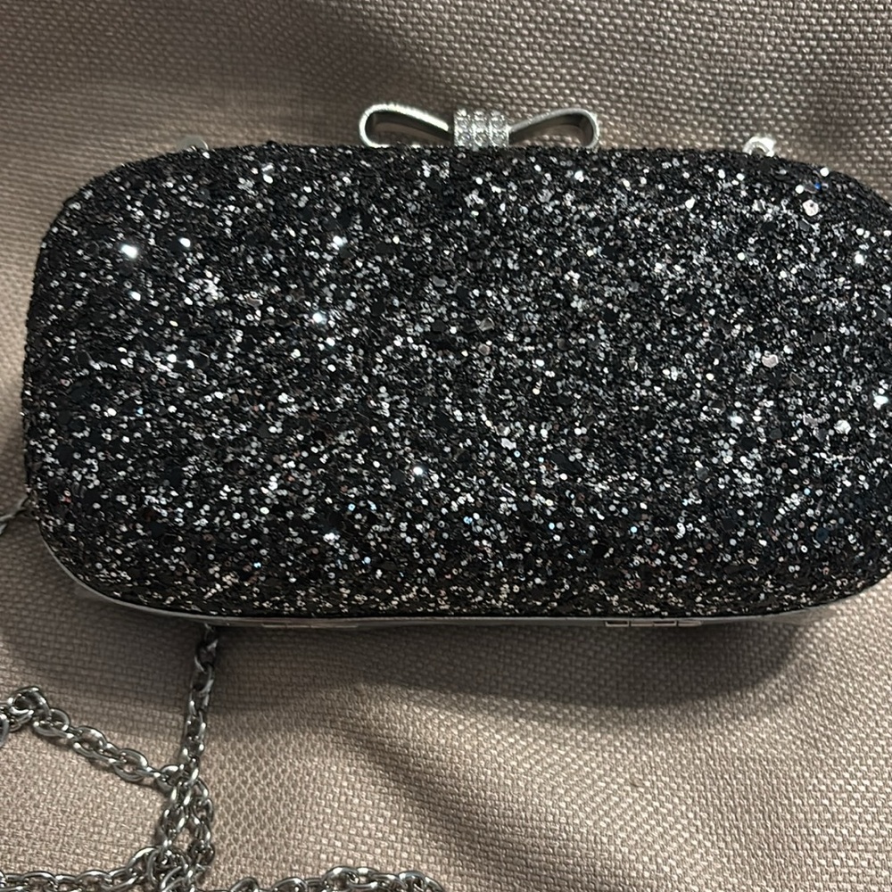 Inc International Concepts Bow Glitter Clutch - Picture 3 of 9